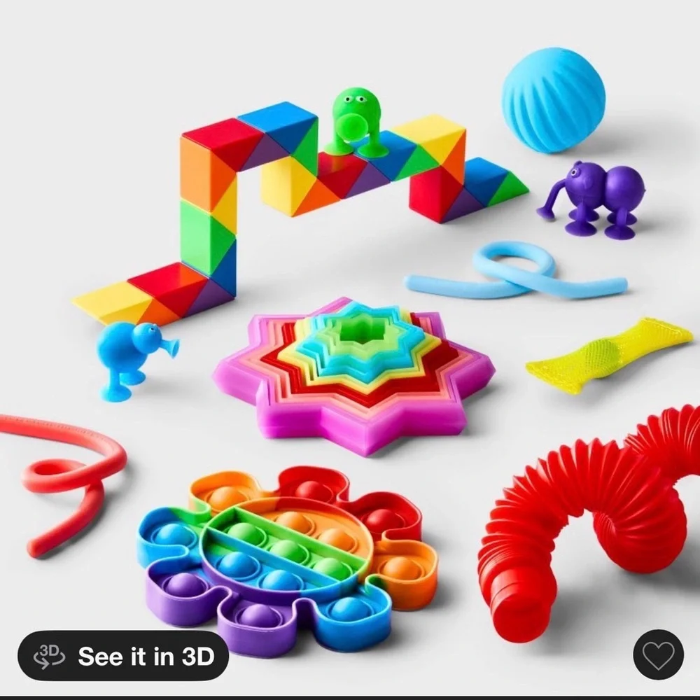 Fidget Box - Vibrant Learning Toy Set‎